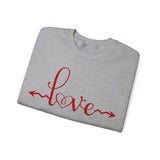 Love Arrow Unisex Heavy Blend™ Crewneck Sweatshirt