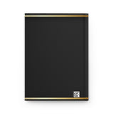 Dream journal/Hardcover Journal Matte/ black and gold journal/ Journal gift