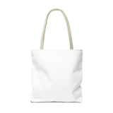 Blessed is She Who Believed Tote Bag (AOP)