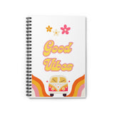 Good vibes spiral notebook - Ruled good vibes journal