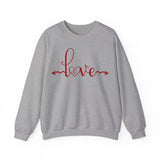 Love Arrow Unisex Heavy Blend™ Crewneck Sweatshirt