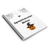 Spooktacular spiral notebook - Ruled journal/ Halloween journal