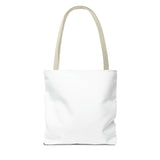 Blessed is She Who Believed Tote Bag (AOP)