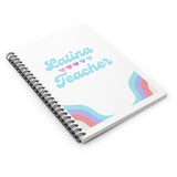 Latina teacher spiral notebook - Ruled journal