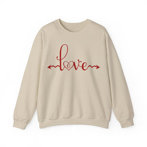 Love Arrow Unisex Heavy Blend™ Crewneck Sweatshirt