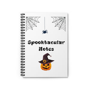 Spooktacular spiral notebook - Ruled journal/ Halloween journal