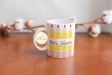 Teacher mug/ teacher pencil mug/ teacher gift/personalized teacher gift